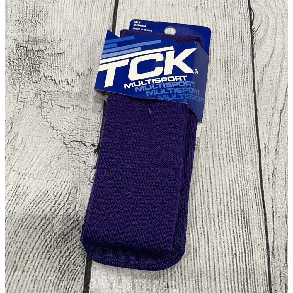 TCK MULTISPORT SOCKS Purple Polyester M FOOTBALL SOCCER BASEBALL Q1